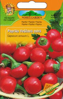 Paprika čerešňová ostrá,Koral,/Capsicum annuum L.