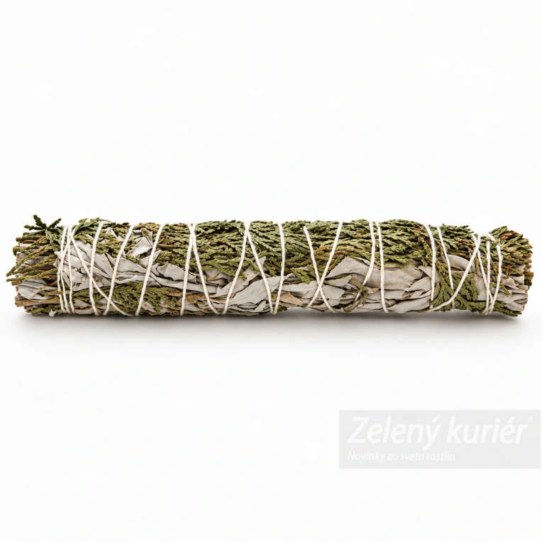 Biela šalvia & céder – vykurovací zväzok 22 cm