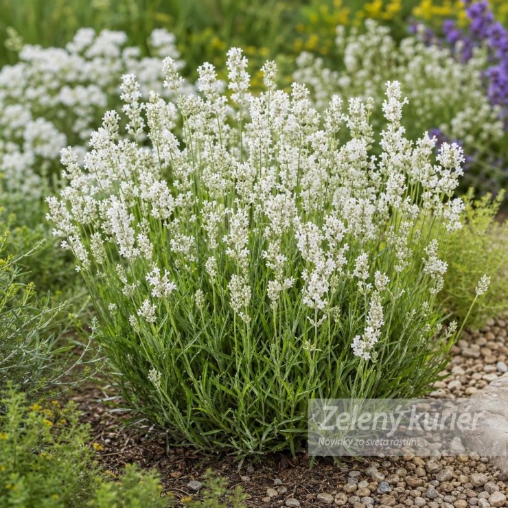 Lavandula angustifolia ´Arctic Snow´biela, 40 cm, K9