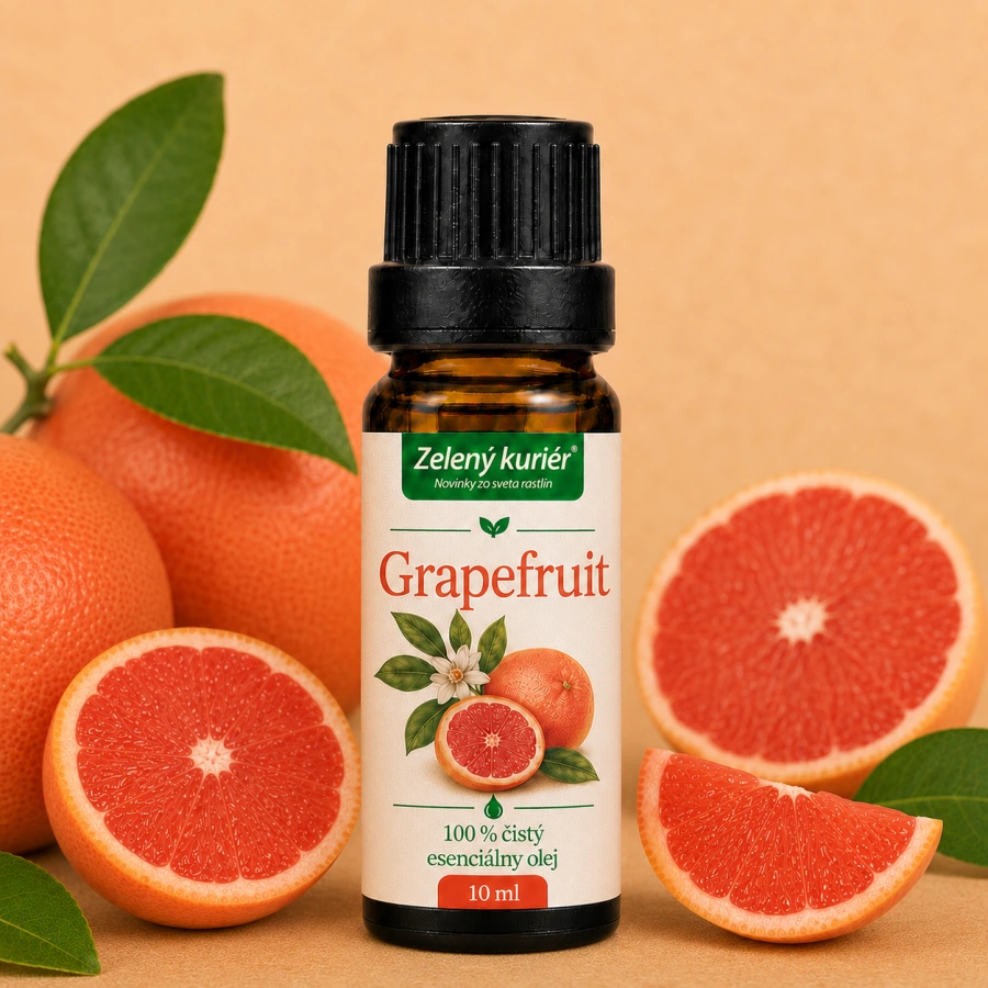 Grapefruit BIO – 100 % čistý organický esenciálny olej, 10 ml