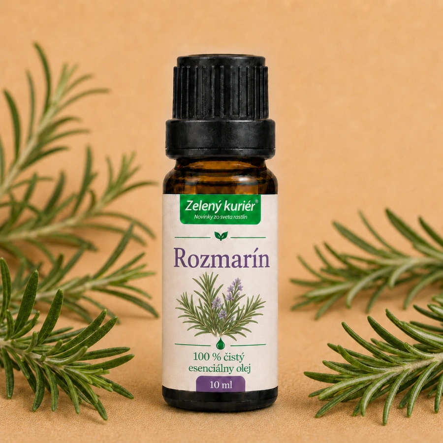 Rozmarín – 100 % čistý esenciálny olej, 10 ml