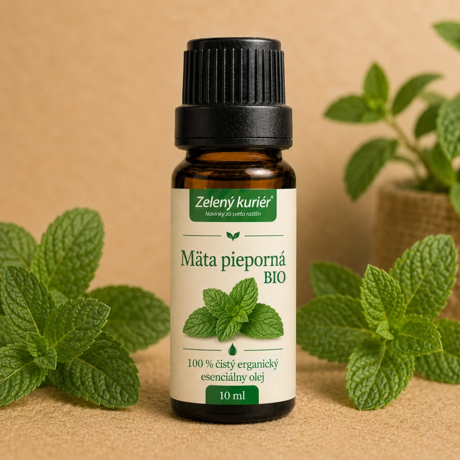 Mäta pieporná BIO – 100 % čistý organický esenciálny olej, 10 ml