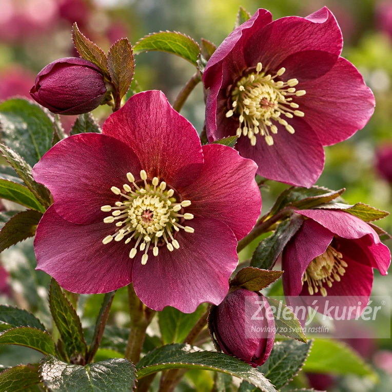 Čemerica, Helleborus Pretty ellen Red