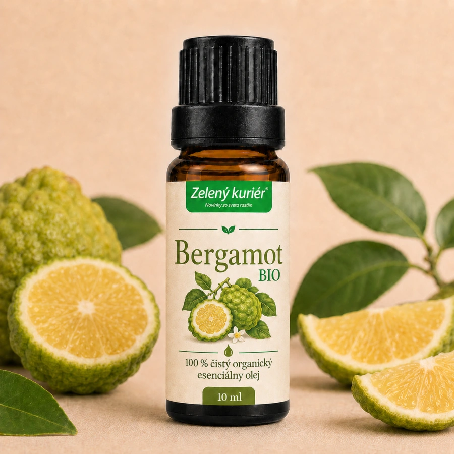 Bergamot BIO – 100 % čistý organický esenciálny olej, 10 ml