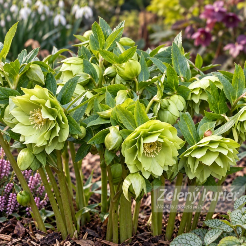 Čemerica, Helleborus Double Ellen green