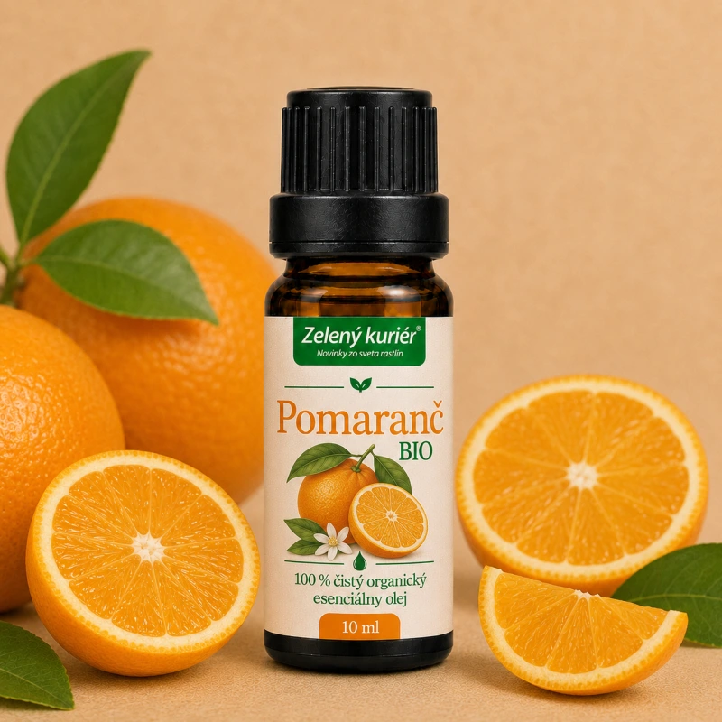 Pomaranč BIO – 100 % čistý organický esenciálny olej, 10 ml