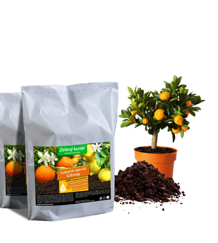 Špeciálny substrát pre pestovanie citrusov. Objem 10 litrov, [K-③]