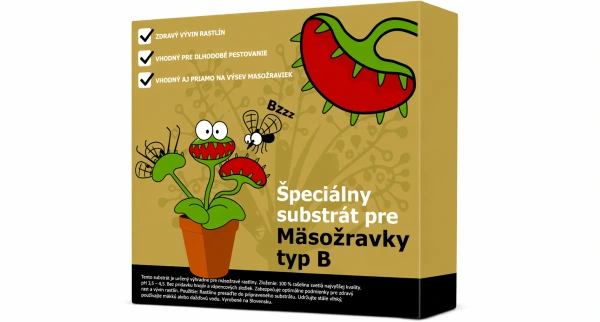 Špeciálny substrát pre mäsožravky ( krčiažnik ) TYP B, [K-③]