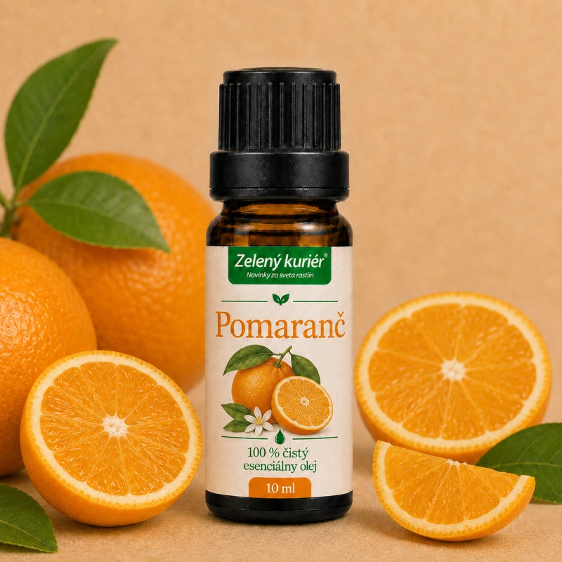 Pomaranč – 100 % čistý esenciálny olej, 10 ml
