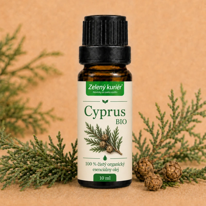 Cyprus BIO – 100 % čistý organický esenciálny olej, 10 ml
