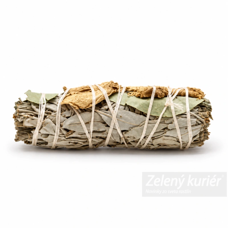 Biela šalvia, eukalyptus & zázvor – vykurovací zväzok