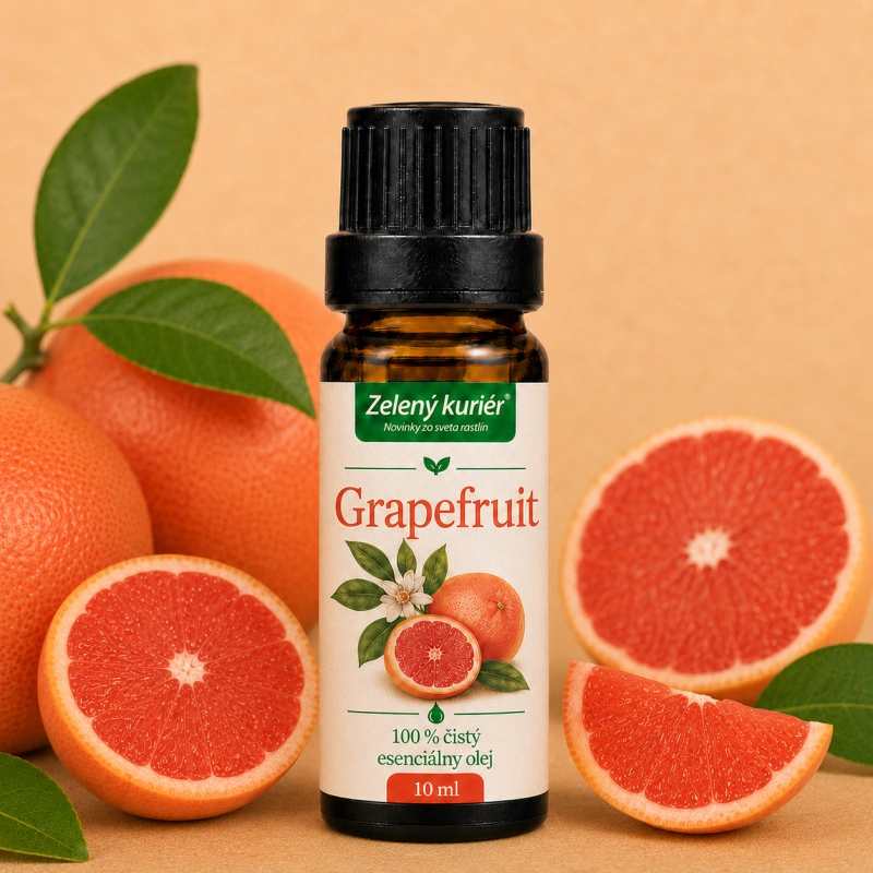 Grapefruit BIO – 100 % čistý organický esenciálny olej, 10 ml