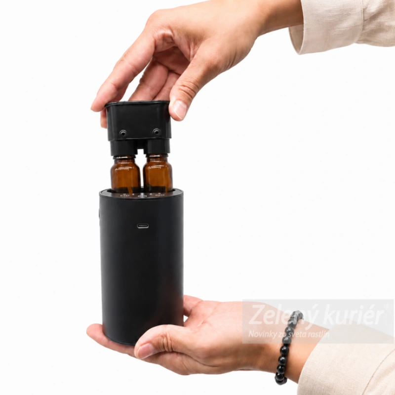 Dvojitý suchý nebulizér na esenciálne oleje – prepínateľný, USB-C 5