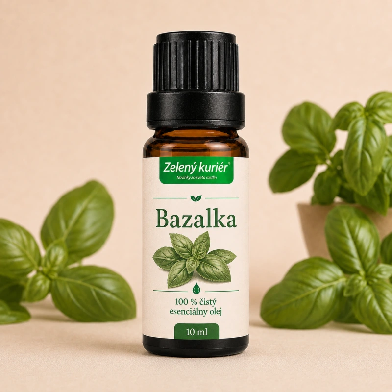 Bazalka – 100 % čistý esenciálny olej, 10 ml