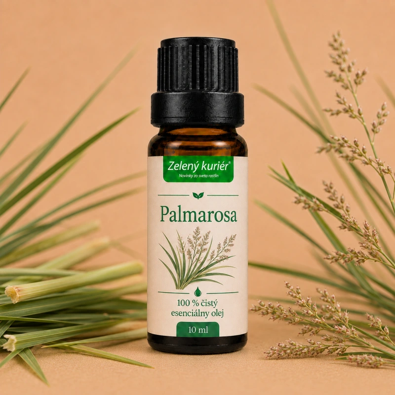 Palmarosa – 100 % čistý esenciálny olej, 10 ml