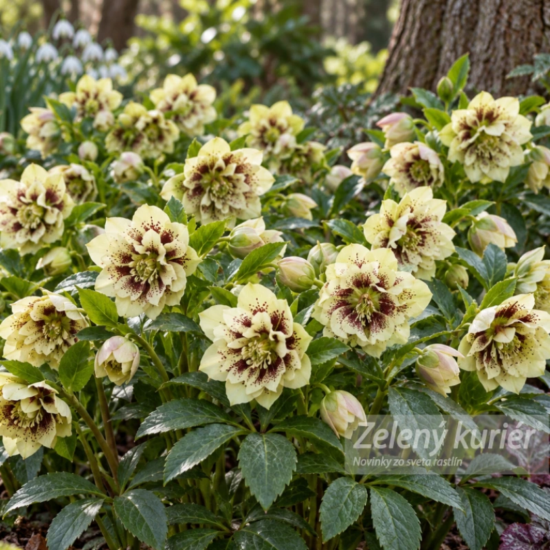 Čemerica, Helleborus Double Ellen yellow spotted 2