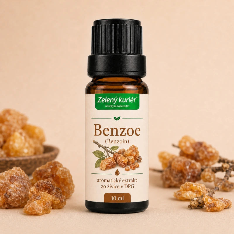 Benzoe (Benzoin) – aromatický extrakt zo živice v DPG, 10 ml