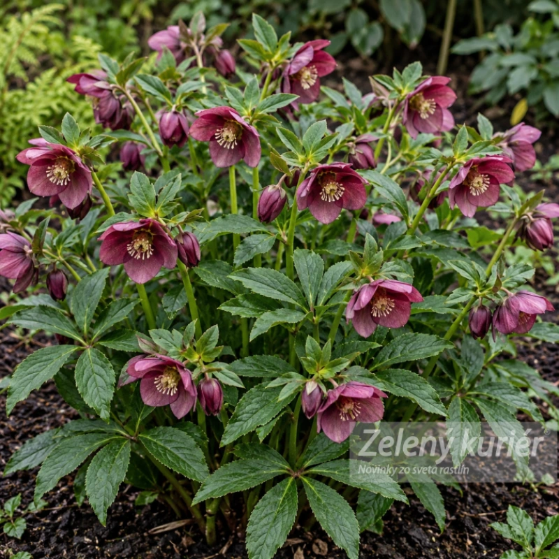 Čemerica, Helleborus Pretty ellen Red 3