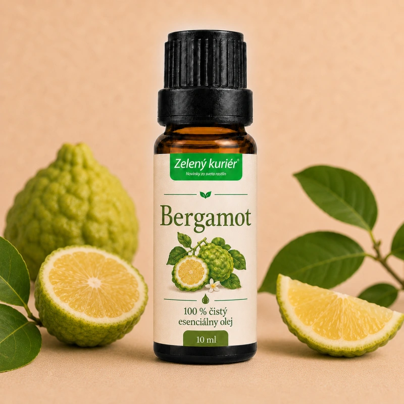 Bergamot – 100 % čistý esenciálny olej, 10 ml